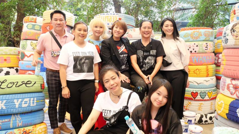 Entertainment – ‘G-U Creative’ led a team of Thai idols to join the social activities’ Quaint